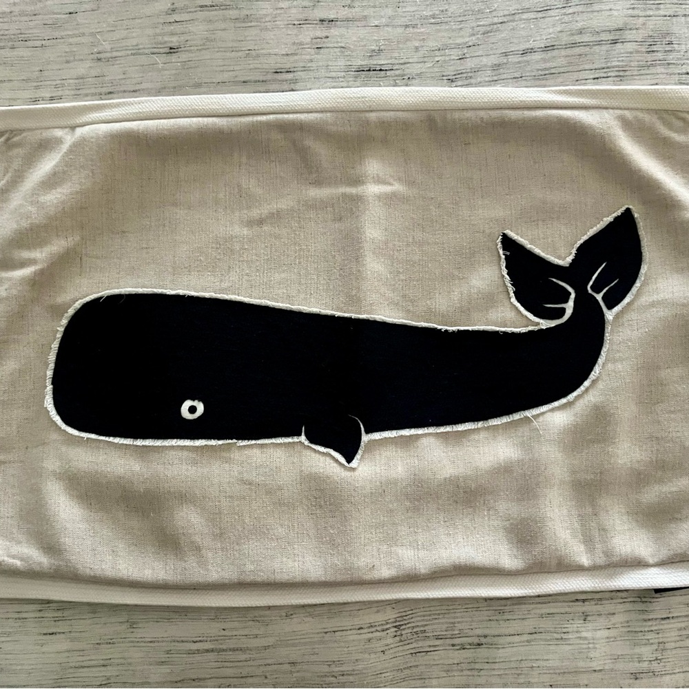 Decorative Whale Design 24(L)x14(H)  Pillow Cover